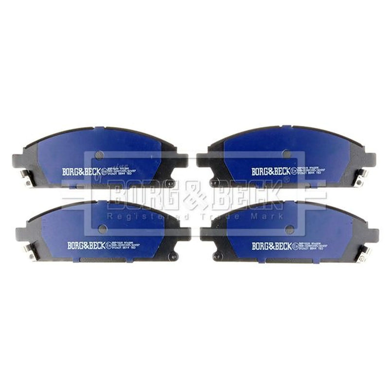 Borg & Beck Front Brake Discs & Pads fits Nissan X-Trail I 2001-2013 2.0 2.2 2.5