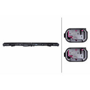 Hella Headlight Lightstrip Sig Led Cen Front fits Mercedes-Benz Eqc 2019-2023