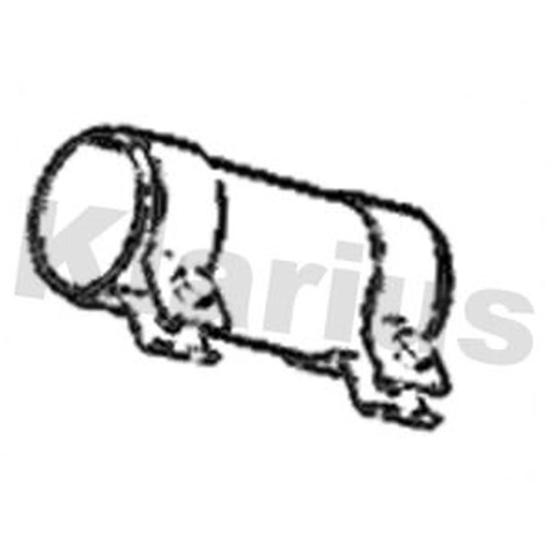 Klarius Connect Pipe D50.5-54.5Mm L95MM fits Opel Corsa D 2006-2011 1.7