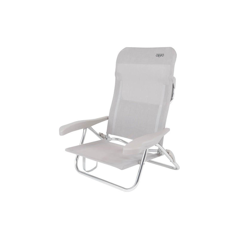 Crespo Beach Chair AL/221 Light Grey Crespo - Dynamic Drive