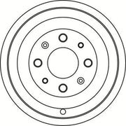 Abtex Brake Drum Assembly Rear BDM250