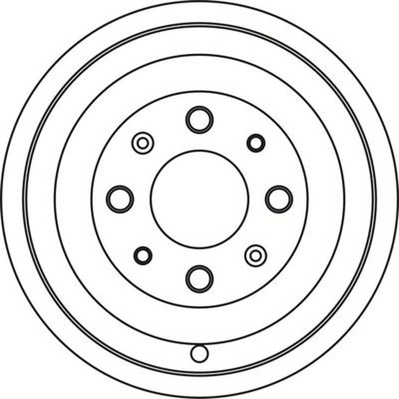 Abtex Brake Drum Assembly Rear fits Fiat Grande Punto 2005 on 1.2