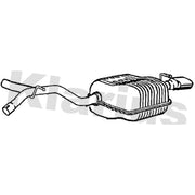 Klarius Box With Tail Pipe Left Rear fits Volvo S80 II 2010-2016