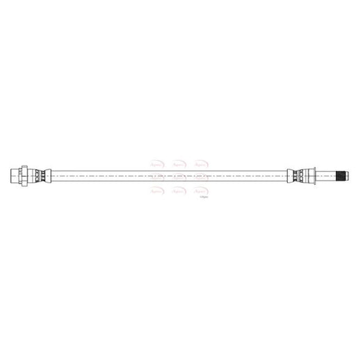 Apec Brake Hydraulic Hose Line Rear HOS4449