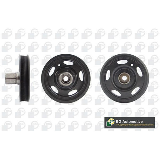BGA Crank Shaft Belt Pulley fits Opel Adam 2012-2019 1.2 1.4