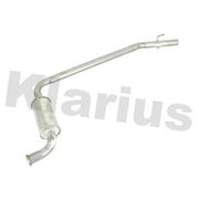 Klarius Box With Centre Pipe Centre fits Renault Trafic II 2001 on 2.0