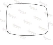 Summit Stick-On Aspheric Mirror Glass fits Nissan X-Trail 01 on RHS Summit - Bars 4 Cars