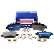 Borg & Beck Front & Rear Brake Discs & Pads fits Mercedes-Benz Cla 2013-2019