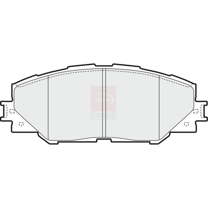 Apec Front & Rear Pads fits Toyota Auris 2006-2012 1.8