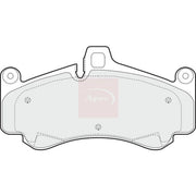 Apec Front Brake Pad Set fits Porsche 911 2001-2012 3.6 3.8 4.0