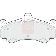 Apec Front Brake Pad Set PAD1408