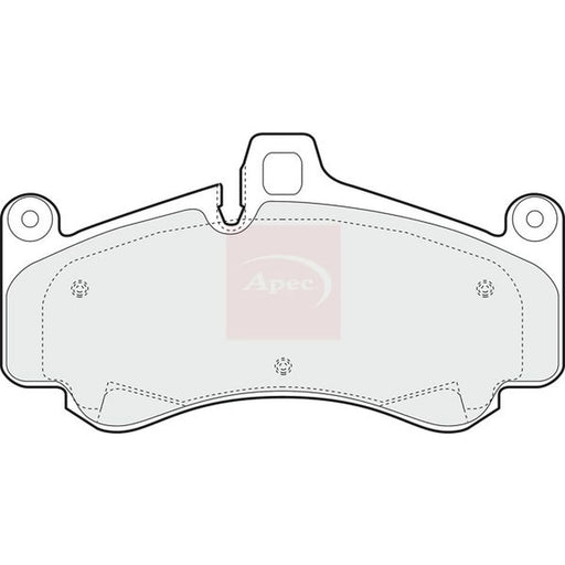 Apec Front Brake Pad Set PAD1408