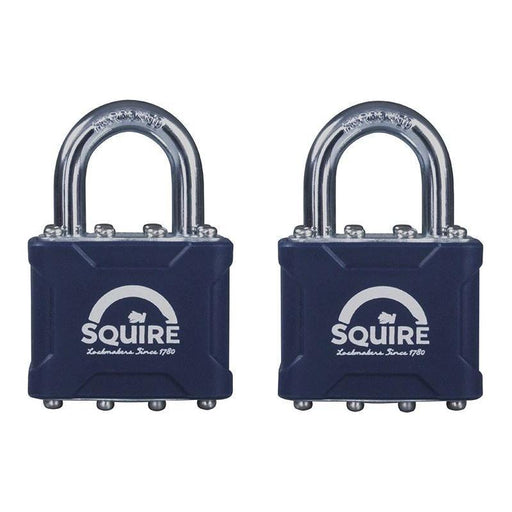 Squire 35T Stronglock Card (2) Padlocks 38mm Open Shackle Keyed Squire - NN4 Online