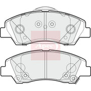 Apec Front Brake Pad Set fits Hyundai I10 II 2013-2019 1.0 1.2