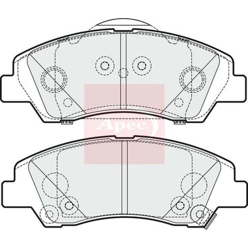 Apec Front Brake Pad Set PAD2012