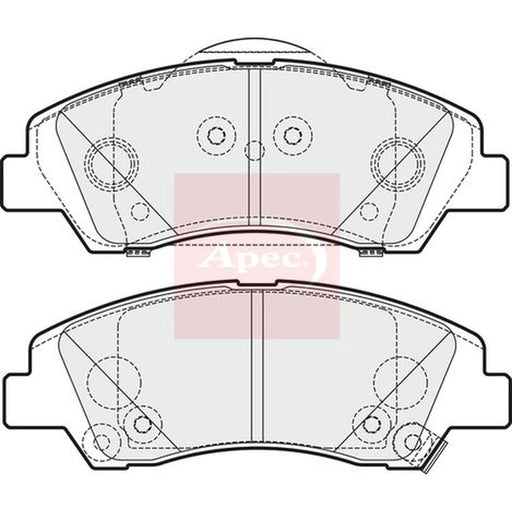 Apec Front Brake Pad Set PAD2012