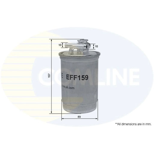 Comline Fuel Filter Element fits Audi A4 B7 2004-2009 2.0