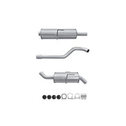 Hella End Silencer Rear fits Renault Espace 1996-2002 1.9 2.2