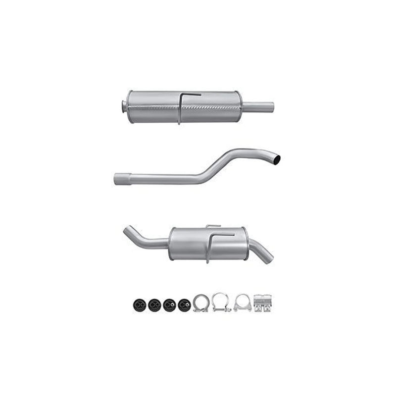 Hella End Silencer Rear fits Renault Espace 1996-2002 1.9 2.2
