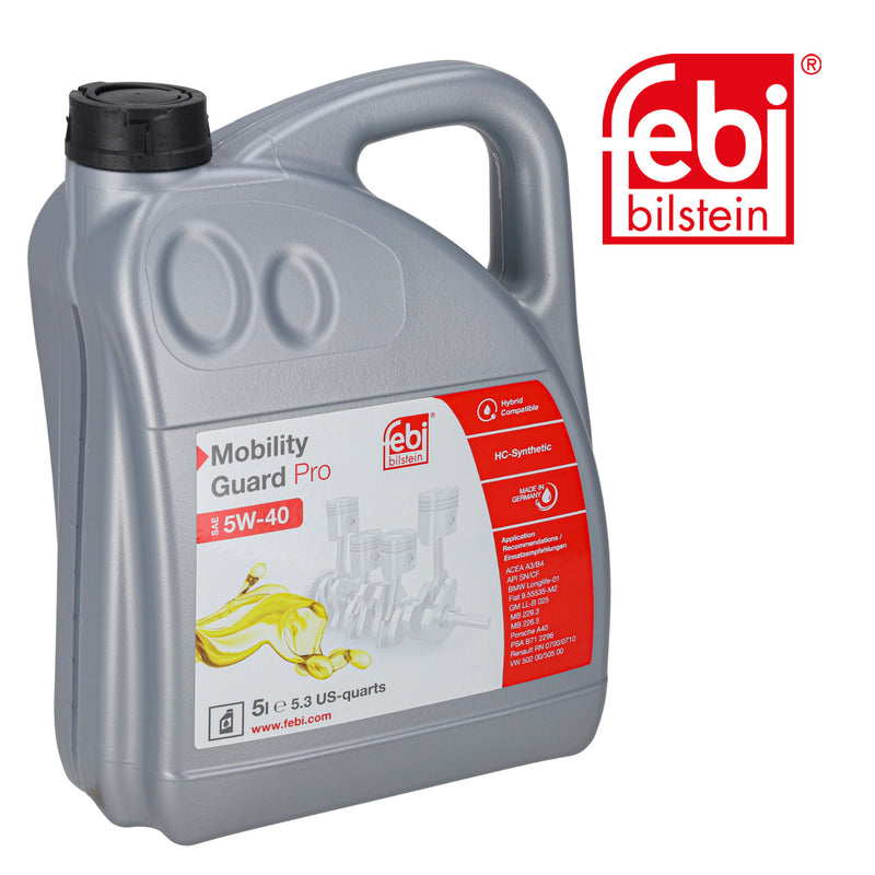 Febi Engine Oil 5L A3/B4 SN/CF 5W-40 32938