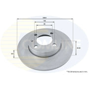 Comline Front & Rear Brake Discs & Pads fits Seat Ibiza 1996-1999 2.0