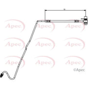Apec Brake Hydraulic Hose Line outer HOS3875