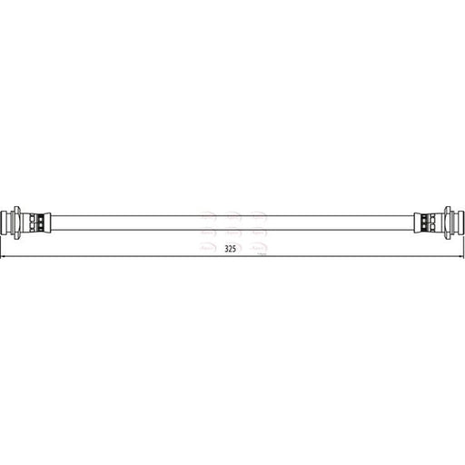 Apec Brake Hydraulic Hose Line inner HOS4121