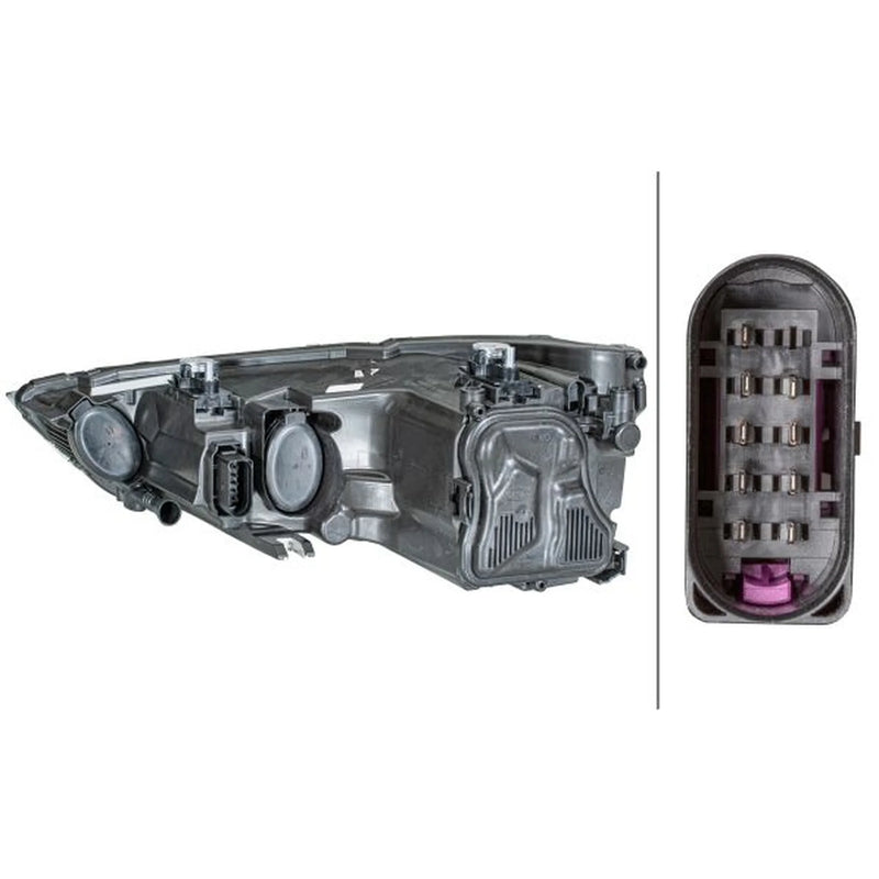 Hella Headlight Headlamp HY21W Left fits Audi A1 2010-2018 1.2 1.4 1.6 2.0