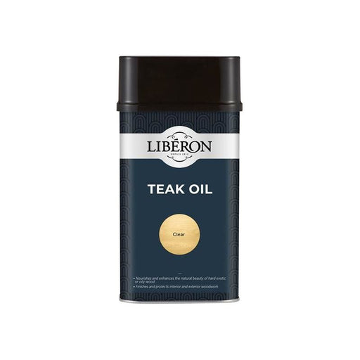 Liberon Teak Oil with UV Filters 1 litre Liberon - Dynamic Drive