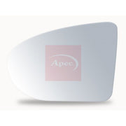 Apec Exterior Wing Mirror Glass Left fits Nissan Qashqai +2 2007-2014