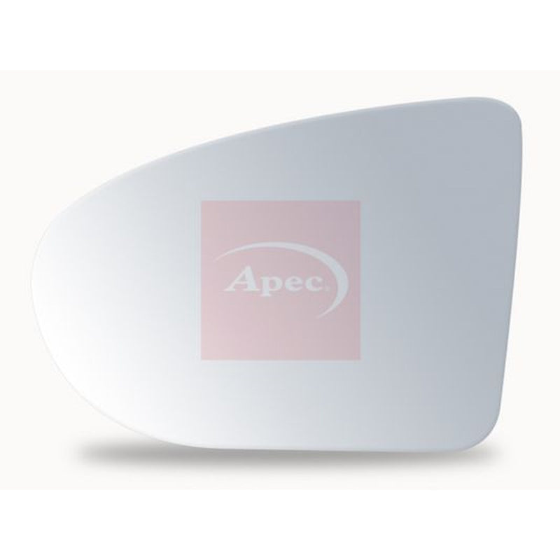 Apec Exterior Wing Mirror Glass Left fits Nissan Qashqai +2 2007-2014