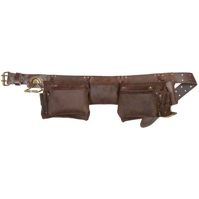 Kuny'S 19427 Oiled Leather Construction Apron 12 Pocket Kuny's - Dynamic Drive