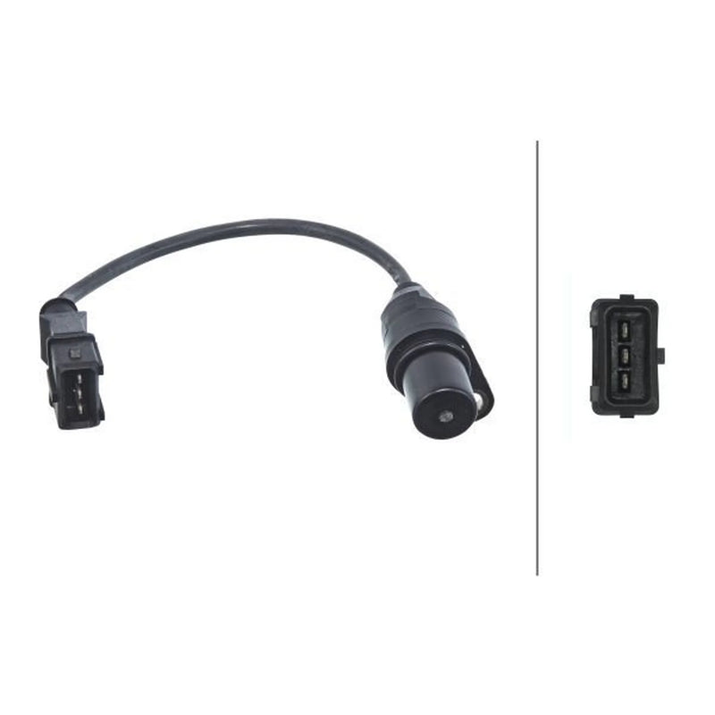 Hella Crankshaft Position Sensor fits Hyundai Accent 1994-2000 1.3 1.5