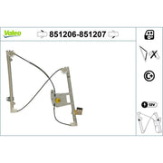Valeo Electric Window Regulator Lifter Left Front 851206