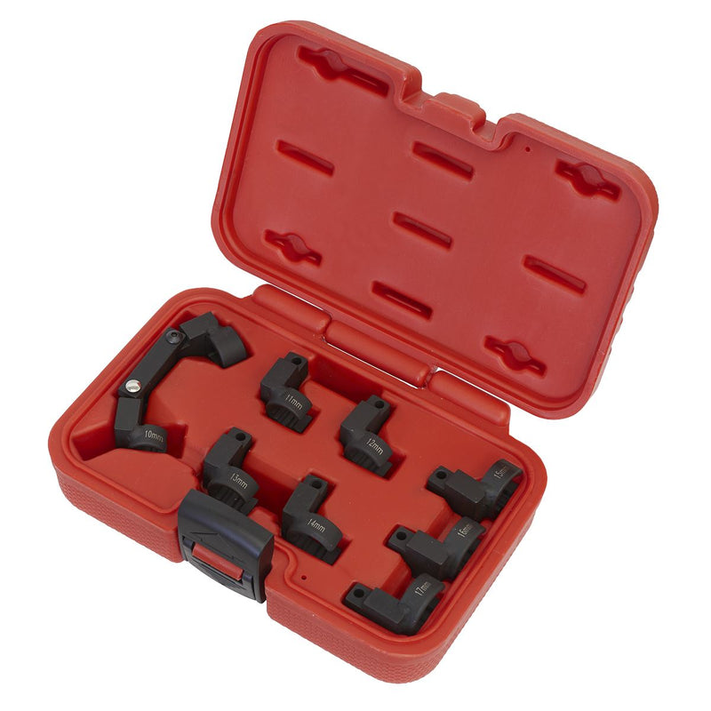Sealey Injector Pipe Socket Set 9pc 3/8"Sq Drive AK6985 Sealey - Dynamic Drive