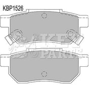 Key Parts Rear Brake Discs & Pads fits Honda Civic VI Fastback 1994-1997 1.6