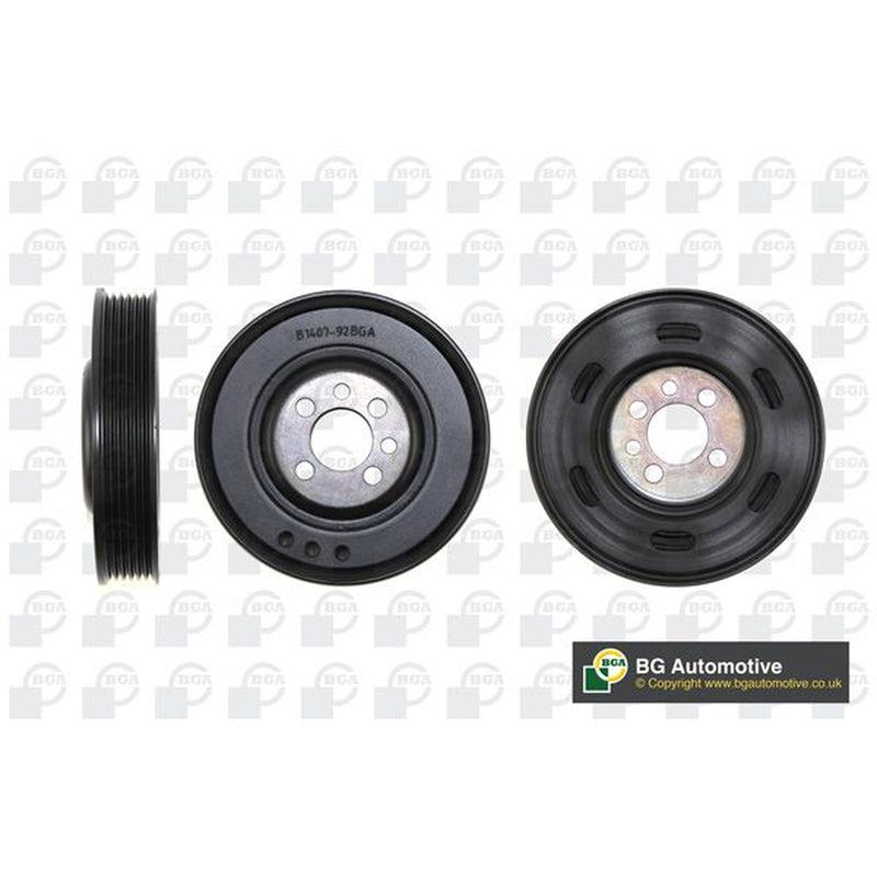 BGA Crank Shaft Belt Pulley fits Audi A3 1996-2008 1.8 2.0
