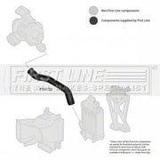 First Line Intercooler Turbo Charge Air Hose fits Alfa Romeo 147 2001-2010 1.9