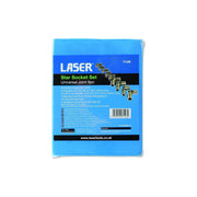 Laser Universal Joint Star Socket Set 1/4"D, 3/8"D 9pc 7146 Laser - Dynamic Drive