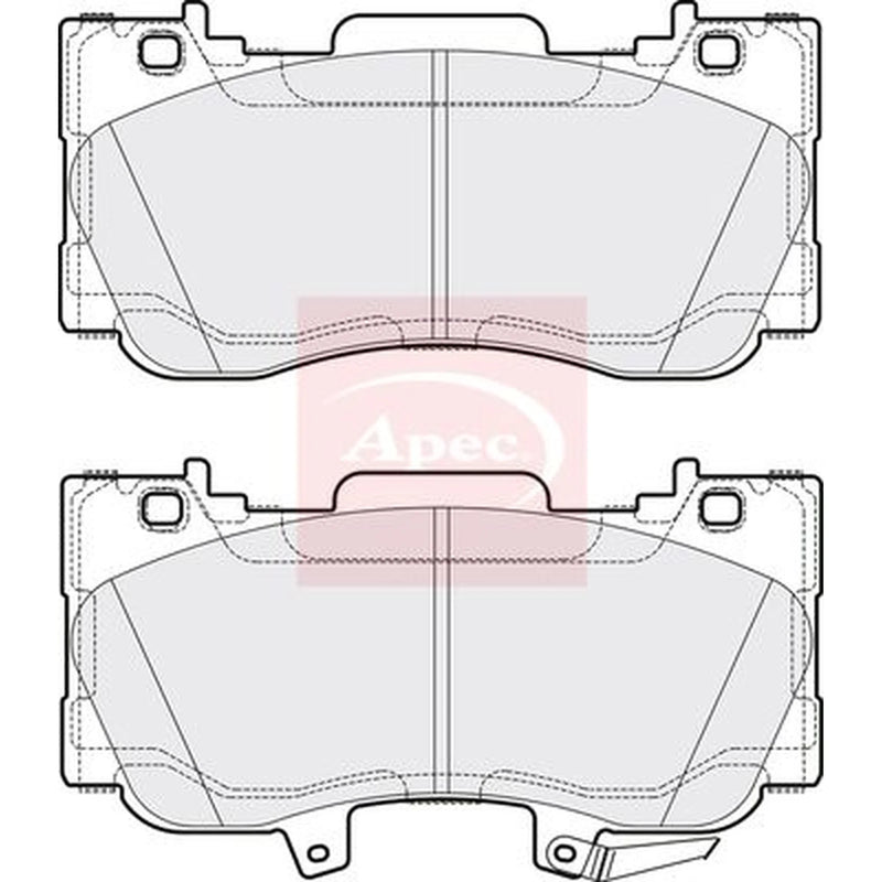 Apec Front Brake Pad Set PAD2112