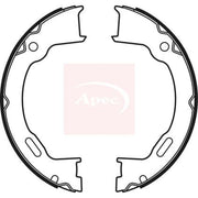 Apec Parking Brake Shoe Set fits Jeep Cherokee 2001-2008 2.4 2.5 2.8 3.7
