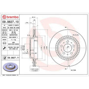 Brembo Rear Brake Discs & Pads fits Volvo XC90 I 2002-2014 2.5 3.2