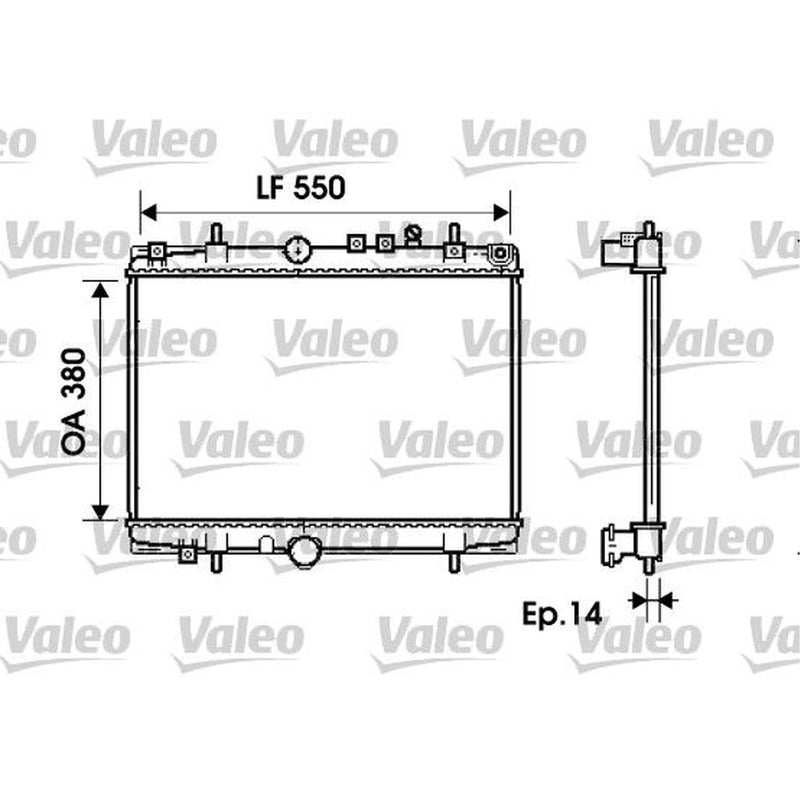 Valeo Engine Radiator 734278