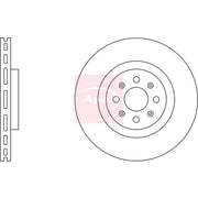 Apec Front Brake Vented Discs & Pads fits Abarth Grande Punto 2007-2010 1.4