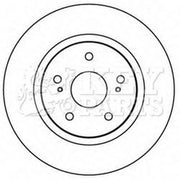 Key Parts Front Brake Vented Discs & Pads fits Suzuki Grand Vitara II 2005-2015