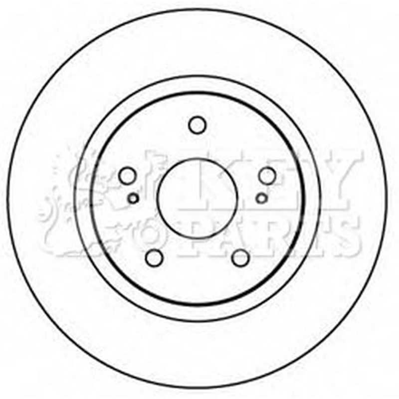 Key Parts Front Brake Vented Discs & Pads fits Suzuki Grand Vitara II 2005-2015