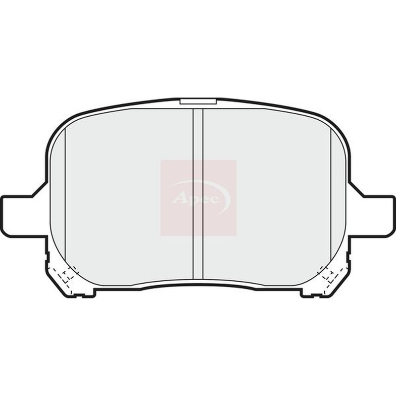 Apec Front Brake Vented Discs & Pads fits Toyota Harrier 1997-2003 2.2