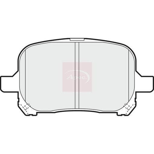 Apec Front Brake Vented Discs & Pads fits Toyota Harrier 1997-2003 2.2
