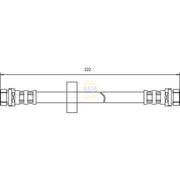 NAPA Brake Hydraulic Hose Line inner NBH1424