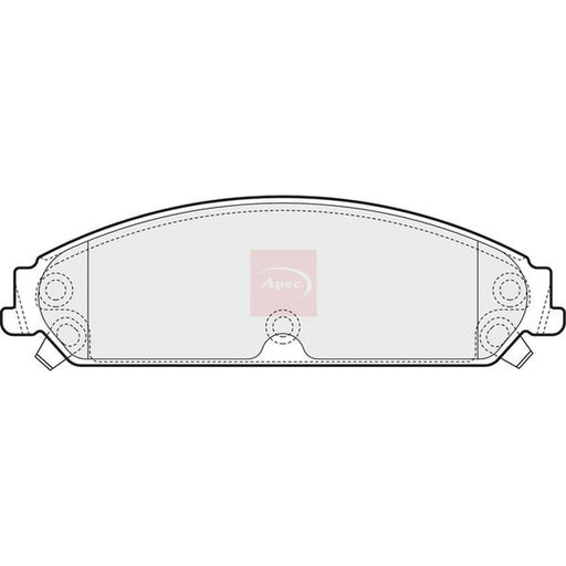 Apec Front Brake Vented Discs & Pads fits Chrysler 300C 2004-2023 3.0 3.5 5.7